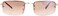 The Fresh Minimalist Small Rectangular Sunglasses Clear Eyewear - Exquisite Packaging