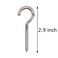 Axe Sickle 3 Inch Heavy Duty Large Screw Hook Ceiling Hook Cup Hook Silver 20 Pcs