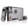 eXtremeRate Transparent Clear Back Plate for Nintendo Switch Console, NS Joycon Handheld Controller Housing with Full Set Buttons, DIY Replacement Shell for Nintendo Switch