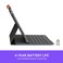 Logitech iPad (7th, 8th and 9th generation) Keyboard Case   Slim Folio with integrated wireless keyboard (Graphite), 7.3" x 10.1" x 0.9