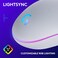 Logitech G Logitech G203 Wired Gaming Mouse, 8,000 DPI, Rainbow Optical Effect LIGHTSYNC RGB, 6 Programmable Buttons, On-Board Memory, Screen Mapping, PC/Mac Computer and Laptop Compatible - White