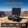 MEIJIA Portable Waterproof Protective Hard Case,Compact Camera Case with Customized Fit Foam Insert, Elegant Black