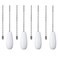 DAYONE Ceiling Fan Chain Pulls White Wooden Pull Chain Extension for Ceiling Light Fan Chain 4 Pack
