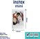 Fujifilm Instax Mini Link Smartphone Printer (Ash White) + Fuji Instax Mini Film (40 Sheets) - Instax Mini Link Printer Bundle