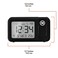 MARATHON Projection Clock with Large Display and Backlight