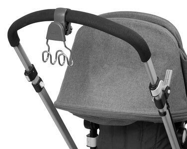 Skip Hop Universal Stroller Hook, Stroll &amp; Connect, Grey