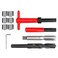 ViaGasaFamido Thread Repair Kit, M16x2 Stainless Steel Twist Drill Wrench Threaded Insert Tool Helicoidal Thread Insert Kit for Thread Repair