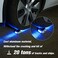 VOLISUN Solar Deck Driveway Dock Lights,Solar Pathway Lights,Blue 12 Pack