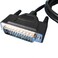 Washinglee USB Programming Cable for Fanuc CNC DNC, USB to DB25 Male Console Cable for Fanuc, Built in FTDI Chip, 6 FT