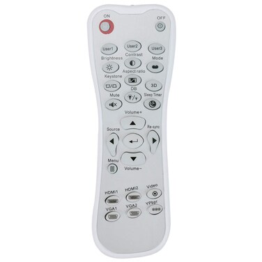 ZdalaMit New Replacement Remote Control Applicable for Optoma Projector HD26 Gt1080 HD141X HD143X HD142X