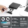 ROOFULL External CD DVD +/-RW Drive for Laptop PC, USB 3.0 Portable CD/DVD-ROM Optical Disc Player Reader Writer Burner with Carrying Case Bag for Windows 11/10/8/7, Linux, Mac OS Computer
