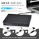 ROOFULL External CD DVD +/-RW Drive for Laptop PC, USB 3.0 Portable CD/DVD-ROM Optical Disc Player Reader Writer Burner with Carrying Case Bag for Windows 11/10/8/7, Linux, Mac OS Computer