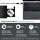 ROOFULL External CD DVD +/-RW Drive for Laptop PC, USB 3.0 Portable CD/DVD-ROM Optical Disc Player Reader Writer Burner with Carrying Case Bag for Windows 11/10/8/7, Linux, Mac OS Computer