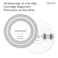 Hudson Hi-Fi Turntable Double Sided Cartridge Alignment Protractor Mat Includes Stroboscope Side