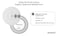 Hudson Hi-Fi Turntable Double Sided Cartridge Alignment Protractor Mat Includes Stroboscope Side