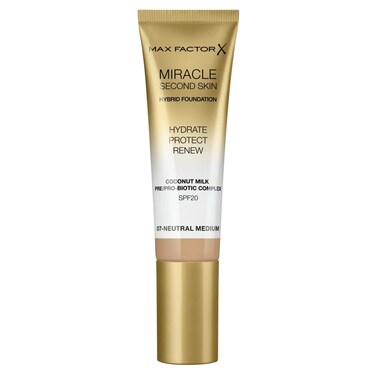 Max Factor MIRACLE TOUCH second skin found.SPF20 #7-neutral medium 30 m