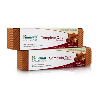 Himalaya Botanique Natural Cinnamon and Mint Complete Care Toothpaste 2-Pieces of 150 g