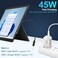 MOCOST Microsoft Surface Connect to USB-C PD 15V Charging Cable Compatible for Surface Pro, Book, Laptop, Go (Female USBC)