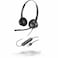 PLT Plantronics EncorePro 320 Binaural Stereo Headset with USB-A Connection,Black