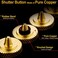 AJART Camera Shutter Button (2 Pack/Gold) Upscale and Delicate Soft Shutter Release Button