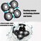 HONUTIGE Replacement Shaver Head Blade,5 Heads Beard Replacement Blade,Universal Easy Install Electric Razor Shaver Head for Head and Face