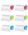 MoHern Toothpaste Squeezer, 6 Pcs Toothpaste Tube Squeezers, Multi-Purpose Toothpaste Dispenser, Rolling Toothpaste Holder Stand