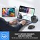 TECKNET Bluetooth Mouse, 4000DPI Wireless Mice for Laptop 2-in-1(BT 5.0/3.0+2.4Ghz) Computer Portable PC Mouse Wireless with USB Receiver for Mac (USB-A+Bluetooth), Dark Black