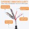Elite Audio EA-PRO12 Professional Grade 12ft. 2-Ch Oxygen Free Copper RCA Cable - Brass Connectors, Triple Shielded Armor