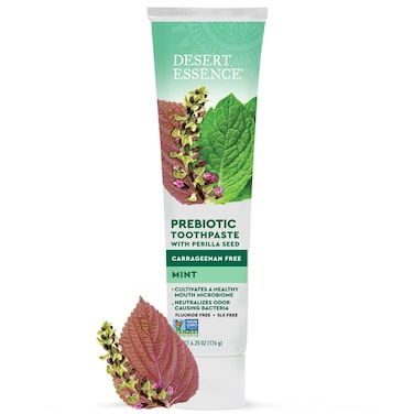 Desert Essence, Prebiotic, Plant-Based Toothpaste, Mint, 6.25 oz (176 g)