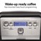 Hamilton Beach 12 Cup Compact Programmable Coffee Maker, Black with Stainless Steel Accents (46200)