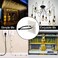XHF 200 PCS 1/2" White Self Adhesive Cable Zip Tie Mounts Wire Cable Clips Holders Management Anchors Organizer Holders Squares(HS-100)