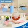 Jebblas J Cloths On a Roll Reusable Cleaning Cloth Dish Cloth Dish Towels All Purpose Cloths for Kitchen, Pack Of 2 Roll, 200 Pcs Per Roll, Blue And Red