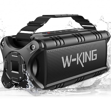 W-KING Bluetooth Speaker Wireless (All Black)