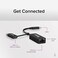 Plugable 2.5G USB-C and USB to Ethernet Adapter – Dual-Connector 2-in-1 USB-C to RJ45 2.5Gbps LAN, Compatible with Thunderbolt 5 & 4, USB4, USB 3.0, Windows, Mac, ChromeOS, iPhone 15 & 16