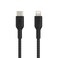 Belkin LightningUSBC Cable 2m braided mfi cert. black