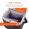 Ergodyne - 12399 Chill-Its 6702 Cooling Bandana, Evaporative Polymer Embedded Material for Cooling Relief Solid Blue