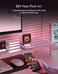 DIVOOM ACDIVDITPNK Divoom Ditoo Pixel Art Portable Bluetooth Speaker with App Controlled 16X16 LED Front Panel Pink - Pink (Pack of1)