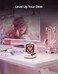 DIVOOM ACDIVDITPNK Divoom Ditoo Pixel Art Portable Bluetooth Speaker with App Controlled 16X16 LED Front Panel Pink - Pink (Pack of1)