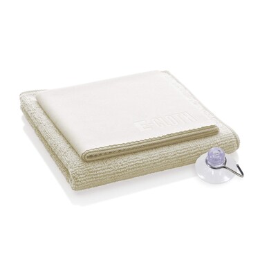 E-Cloth Microfiber Cleaning Cloth, 80% polyester, 20% polyamide, Ivory, Old Version