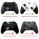 eXtremeRate Wood Grain Patterned Faceplate Cover, Soft Touch Front Housing Shell Case Replacement Kit for Xbox One Elite Series 2 Controller Model 1797 - Thumbstick Accent Rings Included