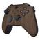 eXtremeRate Wood Grain Patterned Faceplate Cover, Soft Touch Front Housing Shell Case Replacement Kit for Xbox One Elite Series 2 Controller Model 1797 - Thumbstick Accent Rings Included