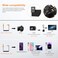 COMICA BoomX-D2 Wireless Lavalier Microphone for iPhone, Android Camera, Dual Lapel Mic System with 2 Transmitters, 656ft Stable Range, Noise Cancelling, Ideal for Vlog, YouTube, Content Creators