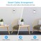 HOLACA Outlet Wall Mount for Ring Smart Lighting Bridge,Easily Be Moved-Saving Space-No Messy Wires and Screws