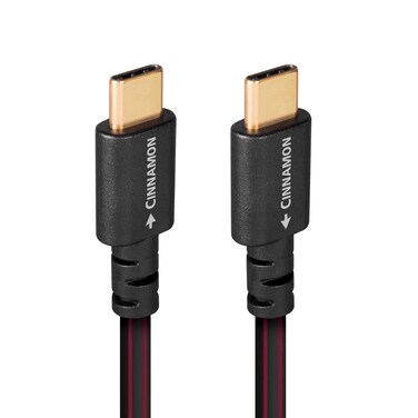 AudioQuest Cinnamon (1.5m) Black/Red USB 2.0 C>C