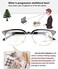 LEE BOYA Progressive Multifocus Reading Glasses Women Men Blue Light Blocking