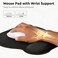 EooCoo Mouse Pad with Wrist Support, Ergonomic Memory Foam, Non-Slip Base