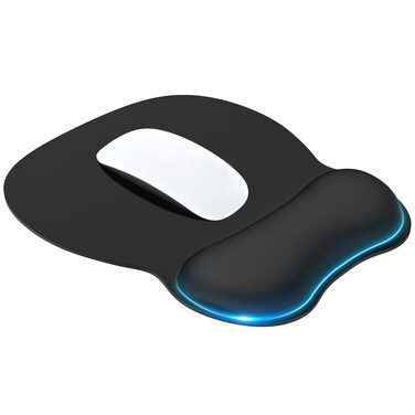 EooCoo Mouse Pad with Wrist Support, Ergonomic Memory Foam, Non-Slip Base