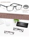 YTDBNS Blue Light Blocking Reading Glasses - 2 Pack Computer Readers Men Women Spring Hinge Ultralight Rectangle Eyeglasses