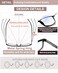 YTDBNS Blue Light Blocking Reading Glasses - 2 Pack Computer Readers Men Women Spring Hinge Ultralight Rectangle Eyeglasses