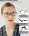 YTDBNS Blue Light Blocking Reading Glasses - 2 Pack Computer Readers Men Women Spring Hinge Ultralight Rectangle Eyeglasses